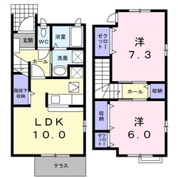 三保町戸建ての物件間取画像